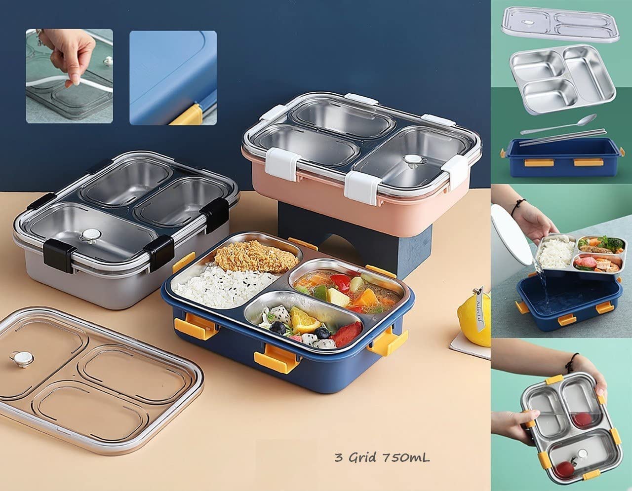 Lax Son Premium Tiffin Box – Flat 50% OFF | Now ₹1199 + Free Express Shipping